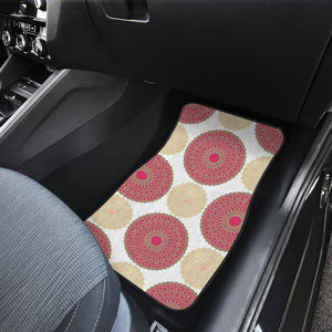 Circle Indian Pattern Front Car Mats