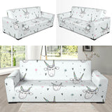 Cute Goat Design Pattern Sofa Slipcover
