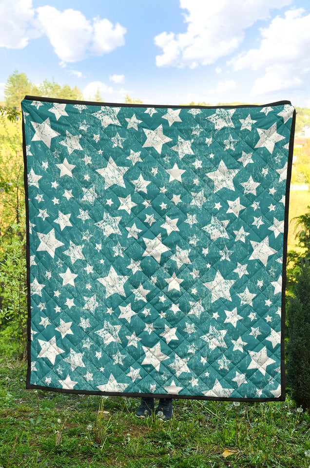 Vintage Star Pattern Premium Quilt