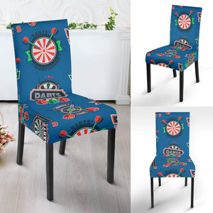 Darts Pattern Print Design 02 Dining Chair Slipcover