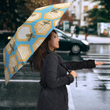 Bee Honeycomb Pattern Umbrella