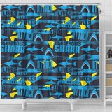 Shark Dangerous Shower Curtain Fulfilled In US