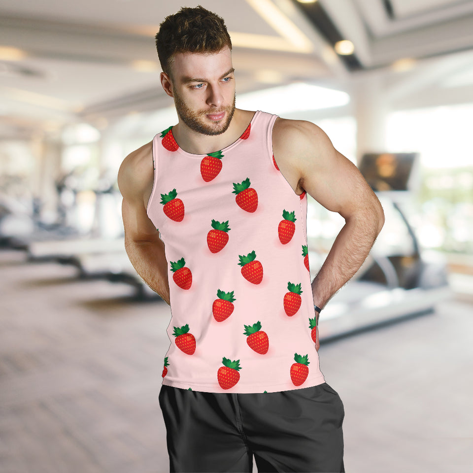Strawberry beautiful pattern Men Tank Top