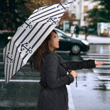 Anchor Rope Nautical  Pattern Umbrella