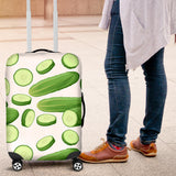 Cucumber Whole Slices Pattern Luggage Covers