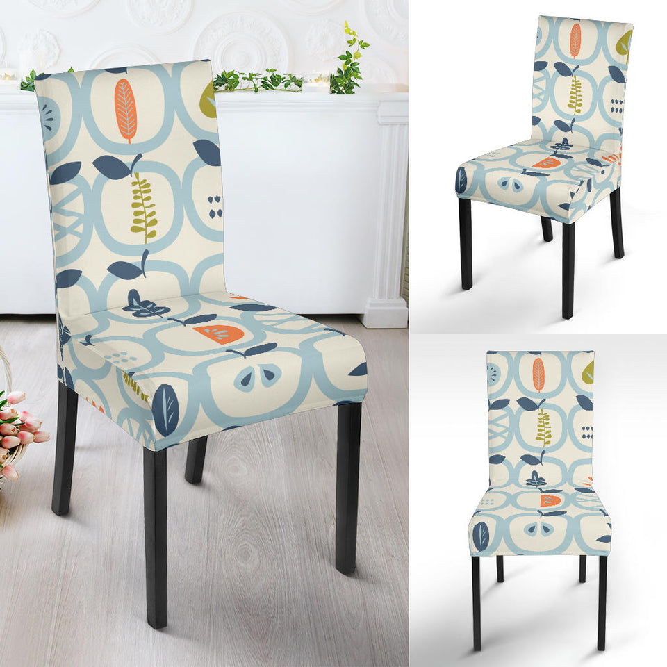 Apples Leaves Pattern Dining Chair Slipcover