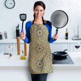 Arabic Star Gold Pattern Adjustable Apron