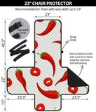 Chili pattern Chair Cover Protector