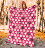 Guinea Pig Pattern Print Design 01 Premium Blanket