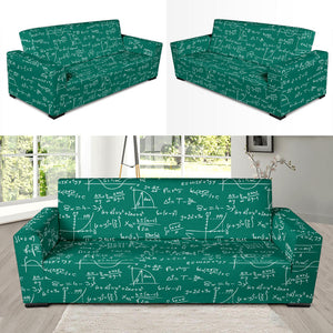Math Pattern Print Design 01 Sofa Slipcover