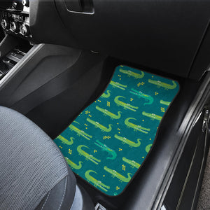 Crocodile Pattern Front Car Mats