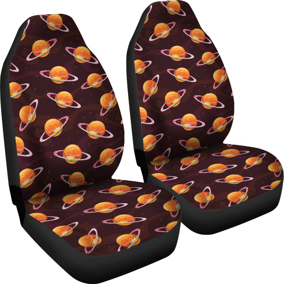 Hamburger Pattern Print Design 05 Universal Fit Car Seat Covers