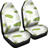 Cucumber Sketch Pattern Universal Fit Car Seat Covers