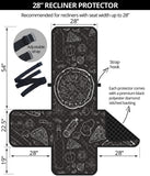 Pizza pattern  Recliner Cover Protector