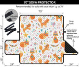 cute tribal fox pattern Sofa Cover Protector