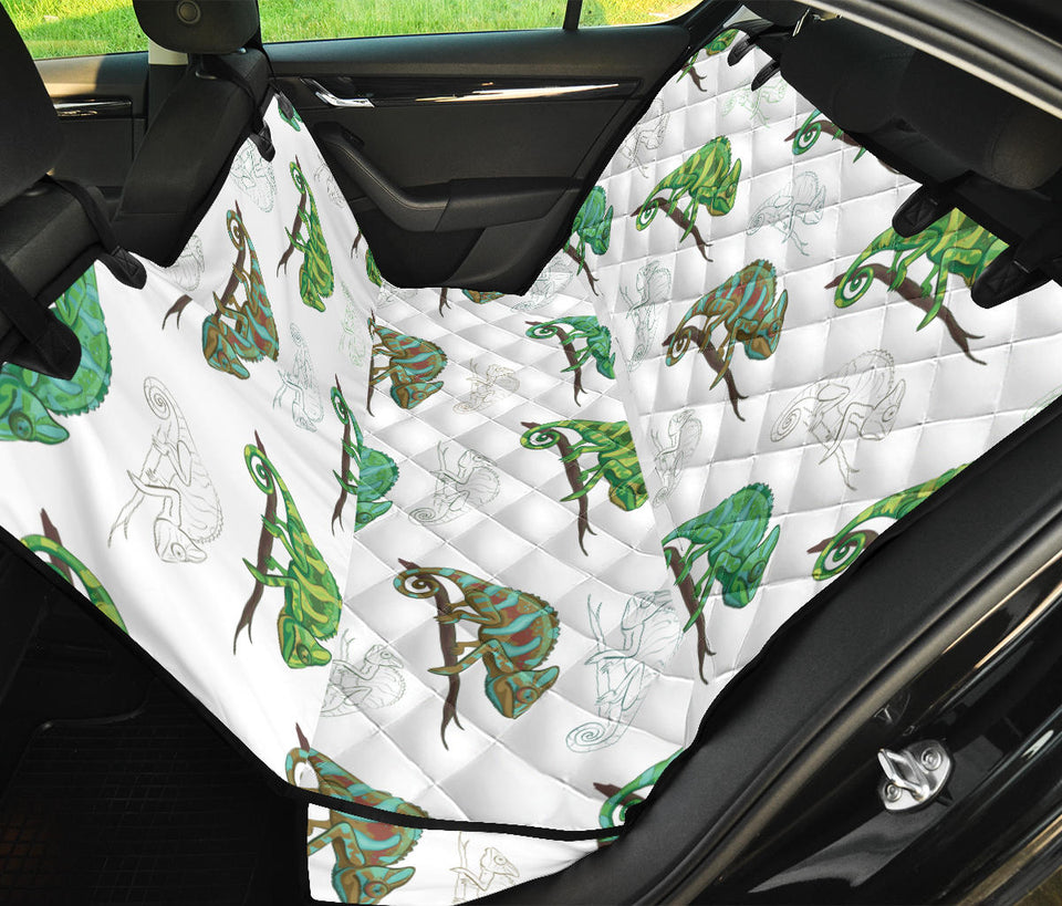 Chameleon Lizard Pattern Dog Car Seat Covers