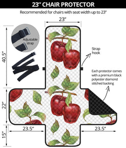 Red apples pattern Chair Cover Protector