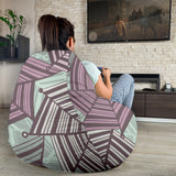 Spider Web Cobweb Design Color Pattern Bean Bag Cover