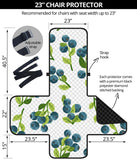 blueberry white background Chair Cover Protector