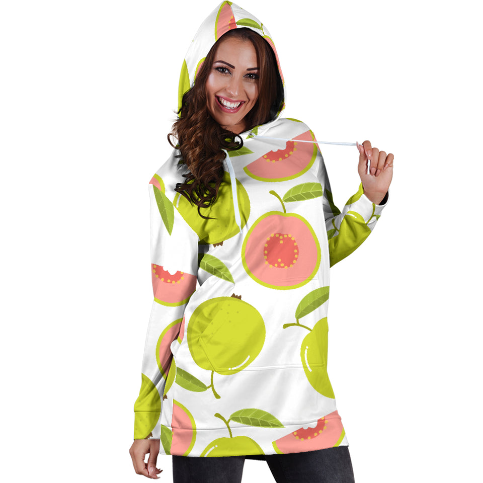 Guava Pattern Women'S Hoodie Dress