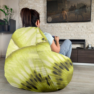 Sliced Kiwi Pattern Bean Bag Cover