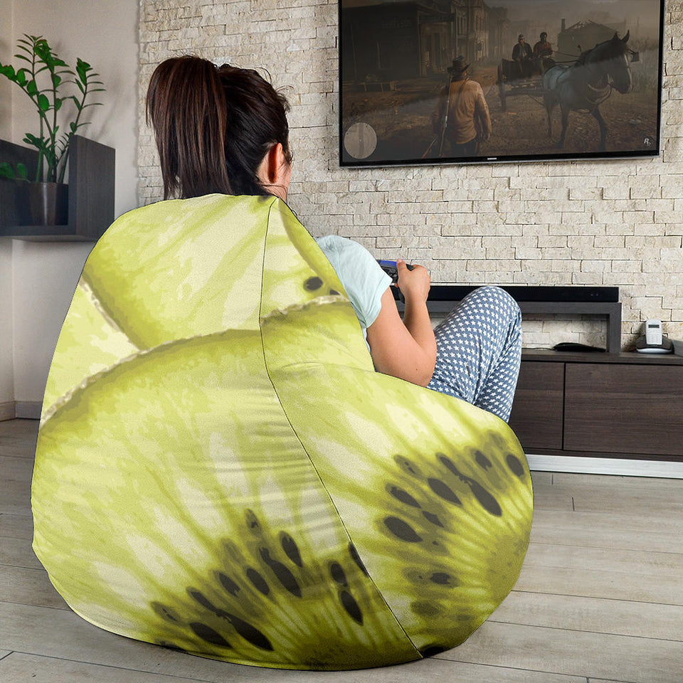 Sliced Kiwi Pattern Bean Bag Cover