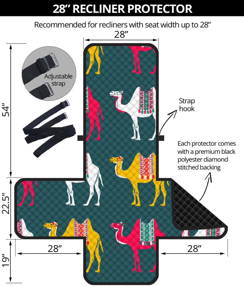 Camel pattern Recliner Cover Protector