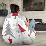 Cute Christmas Tree Pattern Bean Bag Cover