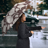 Garlic Bulb Dark Background Umbrella