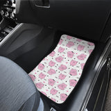 Pig Pattern Print Design 03 Front and Back Car Mats