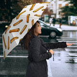 French Fries Potato Pattern Umbrella