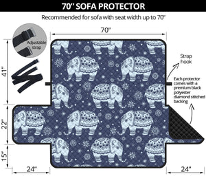 Elephant tribal design pattern Sofa Cover Protector