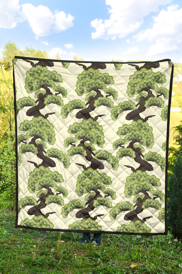 Bonsai Pattern Premium Quilt