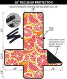 Tropical grapefruit pattern Recliner Cover Protector