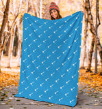 Darts Pattern Print Design 05 Premium Blanket