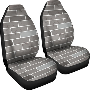 Brick Printed Pattern Print Design 05 Universal Fit Car Seat Covers