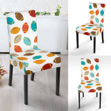Colorful American Football Ball Pattern Dining Chair Slipcover