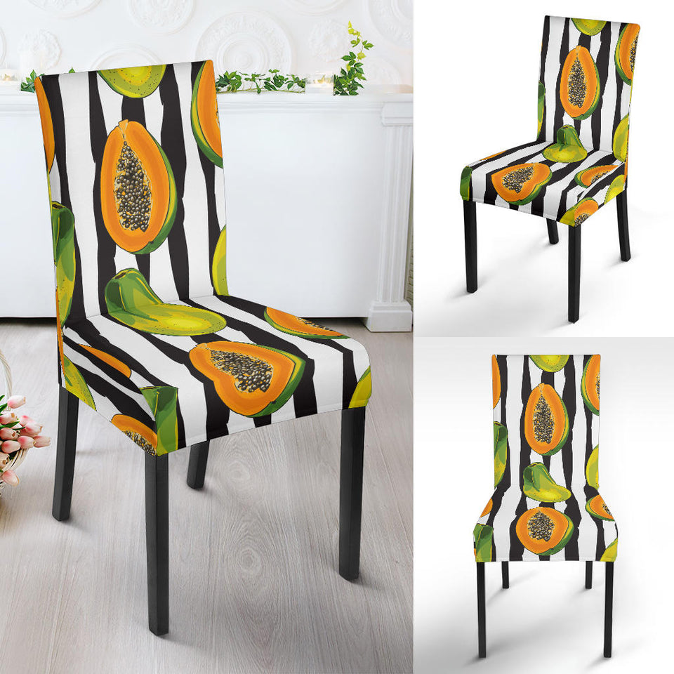 Papaya Design Pattern Dining Chair Slipcover