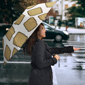 Bread Toast Pattern Print Design 03 Umbrella