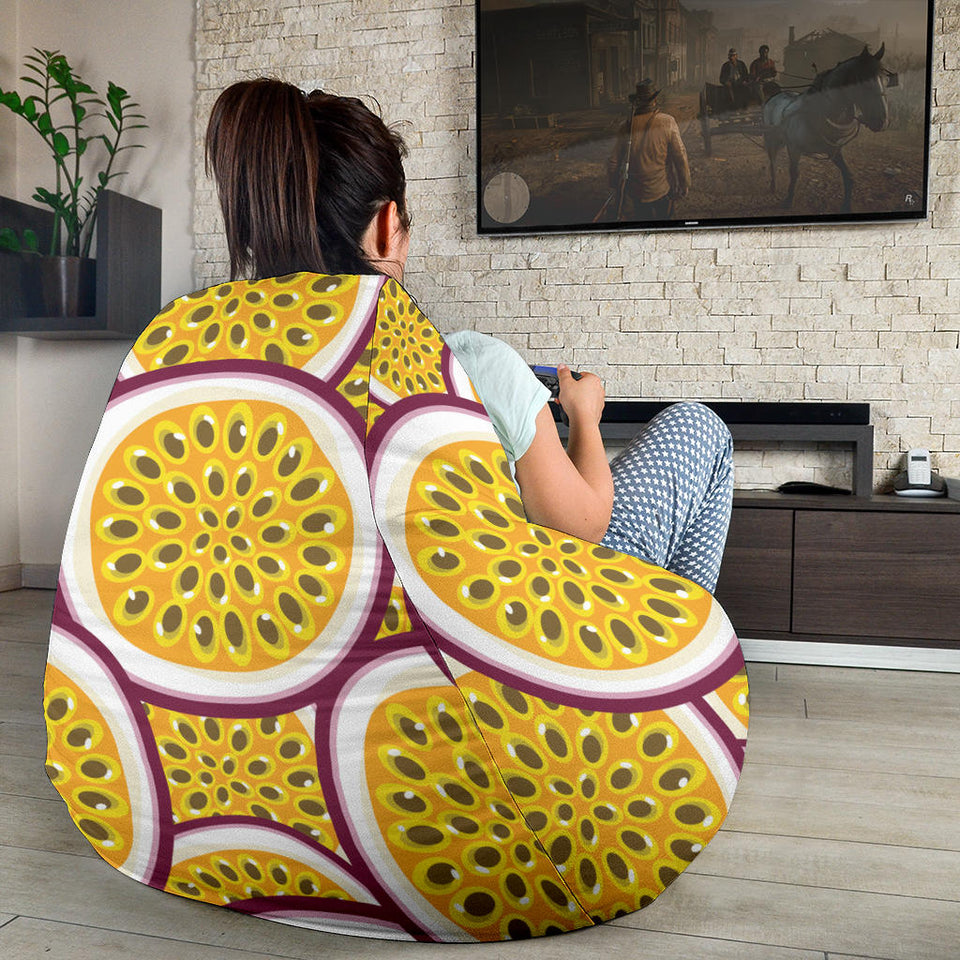 Passion Fruits Slice Pattern Bean Bag Cover