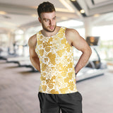 Gold grape pattern Men Tank Top