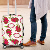 Dragon Fruits White Background Luggage Covers