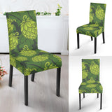 Hop Pattern Hop Cone Background Dining Chair Slipcover