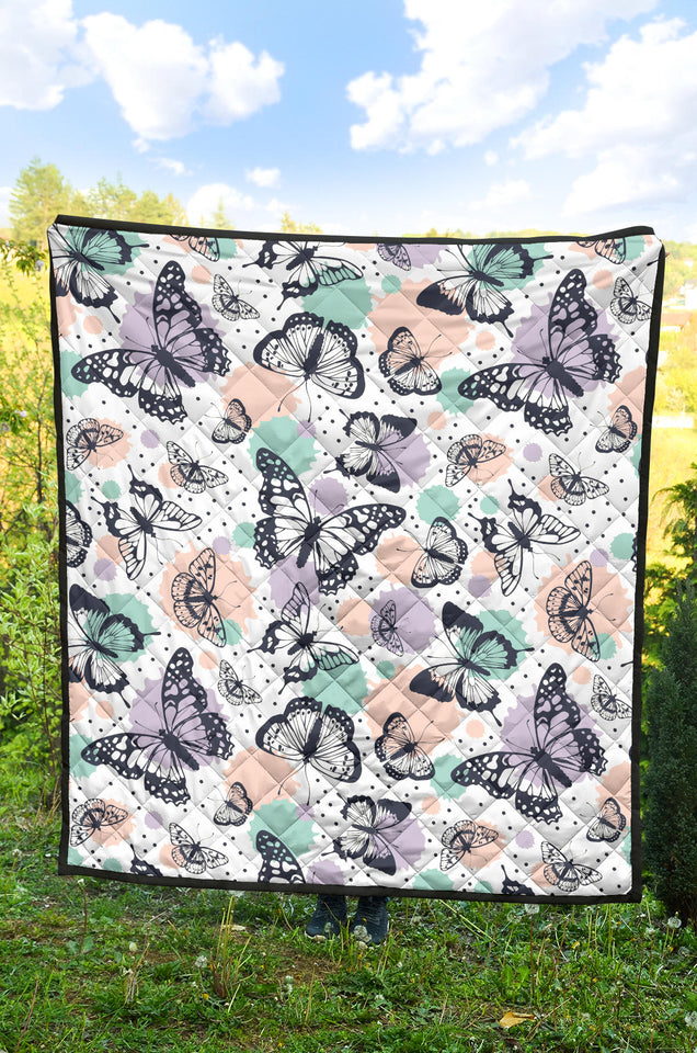 Butterfly Pattern Premium Quilt