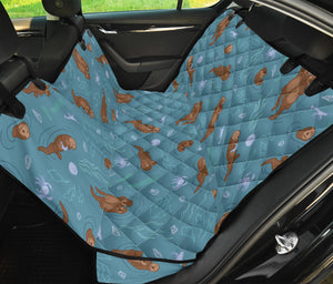 Sea Otters Pattern Dog Car Seat Covers