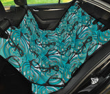 Anchor Nautical Green Background Dog Car Seat Covers