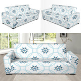 Nautical Steering Wheel Chain Sofa Slipcover