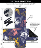 Koi Fish Carp Fish pattern Chair Cover Protector