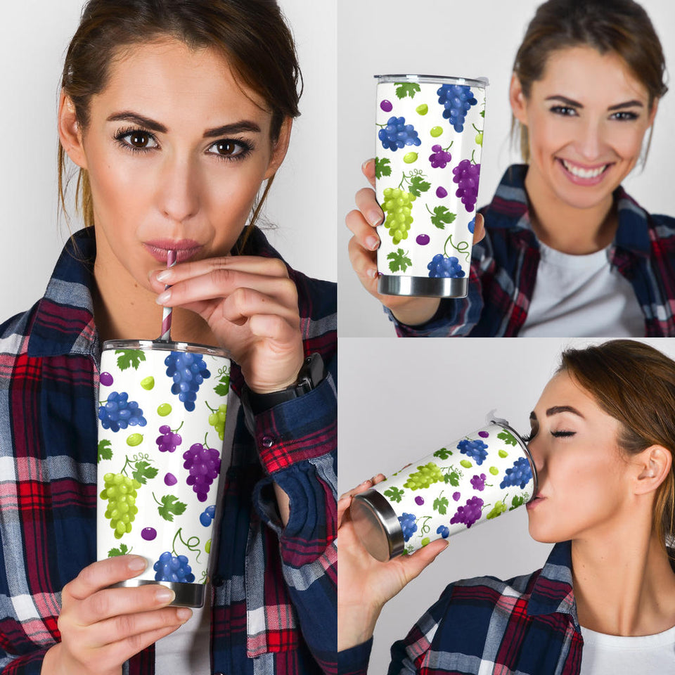 Grape Pattern Tumbler