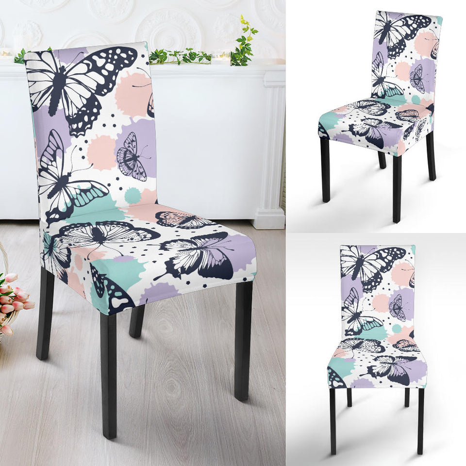 Butterfly Pattern Dining Chair Slipcover